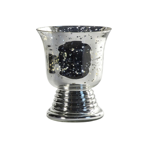 Beautiful Glass Vase Antique <b>Mirror</b> Glass Urn Vase Crafted with Thick Glass for Home Decor - Product Image 6