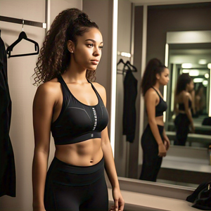 Mujeres Entrenamiento Fitness Push Up Bra Tops Yoga Ejercicio Compresión Bras Ladies Gym Athletic Zip-Up Bra Mujer - Product Image 3