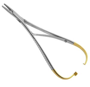 Portaagujas TC Mattieu de acero inoxidable de alta calidad con mandíbula dentada delicada instrumento quirúrgico Manual de IMANS - Product Image 1