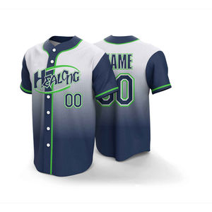Uniforme de baseball cousu à impression numérique par sublimation, vous possédez un maillot d'équipe pour hommes - Product Image 6