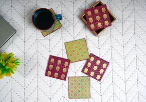 ที่รองแก้วไม้พรีเมี่ยมดีไซน์ใหม่หรูหราบ้านห้องครัวสำนักงานโต๊ะรับประทานอาหารถ้วยชากาแฟกระป๋องเบียร์แก้วน้ำสำหรับบาร์ - Product Image 6