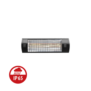ELCON EIR-2000 เครื่องทำความร้อนอินฟราเรดคลื่นสั้น 2000W IP65 กันน้ำ สีดำ อะลูมิเนียม ฮัลโลเจน ฮีตติ้งเอเลเมนท์ ครอบคลุมพื้นที่ 12 เมตร ประหยัดพลังงาน - Product Image 2