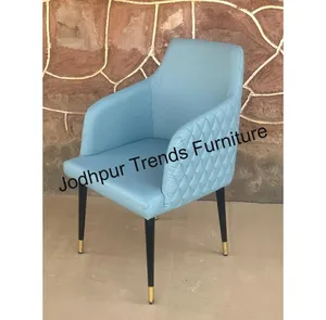 Sale New Restaurant Metal Chair with Fabric Seatback Bedroom Dining Babies Kids Outdoor Hotel Apartment Use Metal Base Structure