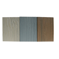 Usine Direct Co Extrusion WPC Decking 140x22mm Creux Givré 3D Panneau De Grain De Bois