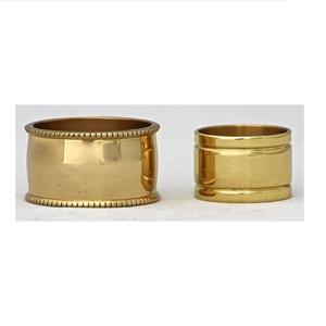 Rond de serviette en laiton d'excellence pour la décoration de table d'hôtel à la maison Porte-anneau de serviette en laiton de fabricant fait à la main de haute qualité à vendre - Product Image 1