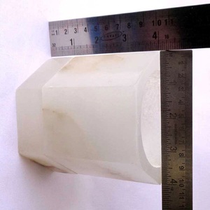 Soporte de vela de mármol de alabastro respetuoso con el medio ambiente hecho a mano, último diseño disponible en varios tamaños, estilos, soportes de piedra a precio por mayor - Product Image 4