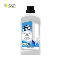 Nettoyant liquide pour sols Chembo Bevil, nettoyage en profondeur, 500 ml, avec 50 à 80 % d'ingrédients actifs, restaure la brillance, rend les sols comme neufs