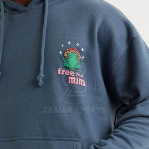 Último estilo de alta calidad básico Puff impresión sudaderas con capucha al por mayor personalizado hombres Puff impresión sudaderas con capucha - Product Image 6