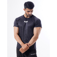 T-shirt de gymnastique musculation personnalisé pour hommes, vêtements de fitness respirants