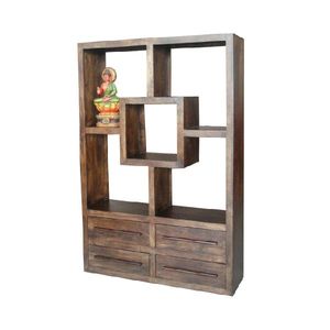 Adjustable Mango and Acacia Wood Storage Organizer Display <b>Shelf</b> Rack Best Offer for <b>Desktop</b> Bookshelf and Dish Bowl Use - Product Image 6