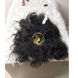 Vietnam Remy perruque de cheveux 100% vague naturelle bouclés avant de lacet perruque transparente avec ondulé peau crépue trame Extension de cheveux tendance chaude - Product Image 1