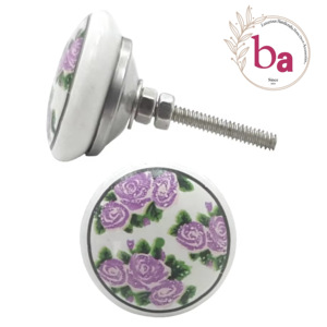 ลูกบิดเซรามิกที่สวยงามทันสมัยและดึงสำหรับตู้เสื้อผ้าของเด็กห้องนอนห้องครัวและห้องนั่งเล่น - Product Image 1