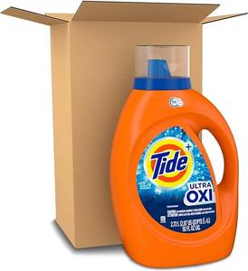 Jabón líquido detergente para ropa Tide Ultra Oxi, alta eficiencia (He), 59 cargas, azul, 92 floz - Product Image 1