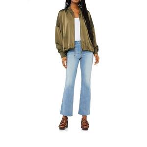 Chaqueta de satén informal de alta calidad para mujer, chaqueta de satén de manga larga de estilo más nuevo para mujer - Product Image 2