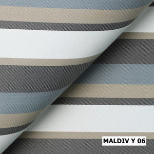 MALDIV Outdoor Sofa Fabric 100 Acrylic Canvas Water-Repellent Patio Style Checked Tent Feature Spun Yarn - Product Image 3