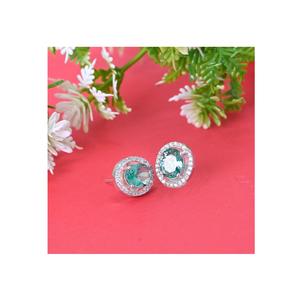 Attctaive Design Beautiful Women's American Diamond Earring para una ocasión lujosa de India Export - Product Image 1