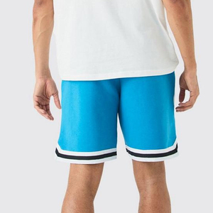 Pantalones cortos de malla de baloncesto totalmente sublimados de alta calidad personalizados cintura elástica cordón transpirable pantalones cortos de malla sólida - Product Image 3