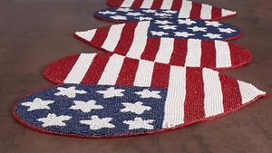 พรมปูรองจานผ้าปูรองจานผ้าปูรองจานผ้าปูรองจานแฟนซีตกแต่งงานคริสต์มาสทำมือสำหรับงานแต่งงาน - Product Image 6