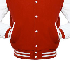 Chaqueta Varsity de Invierno con Logotipo Personalizado para Hombre y Mujer, Cuerpo de Lana, Mangas de Cuero, Estilo Béisbol Universitario - Product Image 5