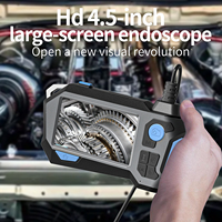 Nouvel Arrivage Endoscope Industriel Rotatif P120 8mm avec Écran, Diamètre du Tuyau de 9mm, Câble Flexible de 5m, Résolution 1280x712