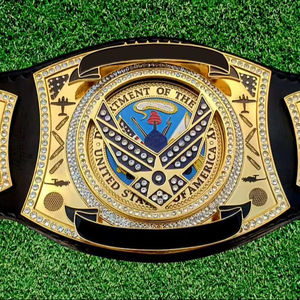 Vente en gros OEM/ODM Ceinture de championnat de lutte et de boxe en cuir de qualité supérieure personnalisée de 2mm d'épaisseur Ceinture lourde - Product Image 1