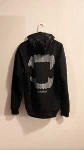 Fabricant de vêtements de rue personnalisés pour hommes Rhinestone 100% coton French Terry Oversized Blank Boxy Full Zipper Zip Up Hoodie For Men - Product Image 3