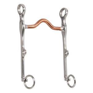 Boca de caballo Vástagos largos de acero inoxidable Equitación Plata occidental Punteada/Boca de cobre de alta calidad Equitación Plata Punteada - Product Image 1