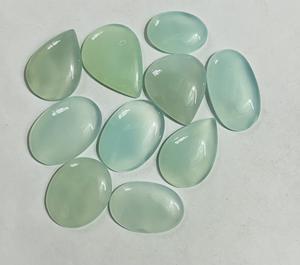 Increíble calidad Aqua Onyx Calcedonia cabujón forma mixta piedras preciosas sueltas para la fabricación de joyas cabujón de piedras preciosas de tamaño personalizado, - Product Image 2