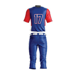 Uniformes d'équipe de baseball personnalisés, impression par sublimation, maillot vierge, vêtements de baseball, maillots et pantalons de baseball en polyester à bas prix - Product Image 6