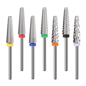 Bộ mũi khoan móng chuyên nghiệp Yaqin 3/32'' cao cấp siêu dài 5 trong 1 bằng cacbua vonfram cắt chéo - Product Image 1