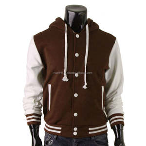 Vestes universitaires en laine tendance, manteau chaud de style lettreman, streetwear décontracté unisexe - Product Image 5