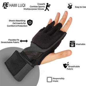 Upgrade Your <b>Boxing</b> <b>Gear</b> With Custom Logo Neoprene Training Gel Gloves <b>and</b> Wraps for <b>Protection</b> for Gym Use - Product Image 4