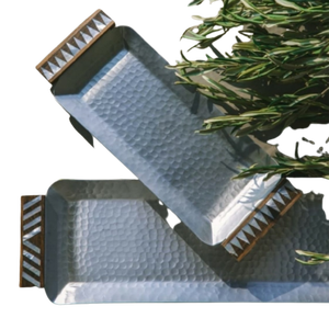 Vadrouille en métal de style vintage et plateau de service fabriqué en perles artisanat à bas prix pour la décoration de la maison souvenir d'animaux en aluminium poli - Product Image 6