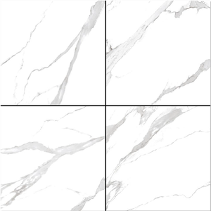 Diseño moderno 600x600mm Azulejos vitrificados de cerámica brillante Edificio de oficinas ignífugo Azulejos de techo cuadrados impermeables con efecto - Product Image 4