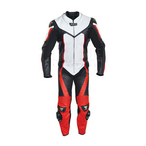 Combinaison moto deux pièces en cuir fabriquée au Pakistan de haute qualité en basse quantité minimale de commande - Product Image 4