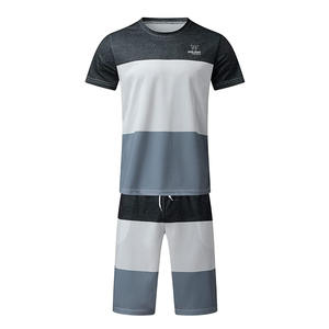 Conjuntos de camisetas de moda para hombre, nuevo conjunto de pantalones cortos de dos piezas, camisetas para hombre con servicio OEM, conjuntos de pantalones cortos para productos Unisex disponibles - Product Image 5