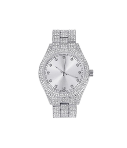 นาฬิกาฮิปฮอปประดับเพชรโมอิสซาไนต์แบบกำหนดเอง ตัวเรือนสแตนเลสสตีล ระบบจักรกล ผ่านการทดสอบเพชร - แฟชั่นธุรกิจ - Product Image 1