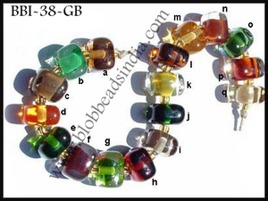 Cuentas de vidrio de Murano, cuentas de vidrio de lujo coloridas y duraderas, perfectas para joyería y decoración del hogar, uso de la India - Product Image 6