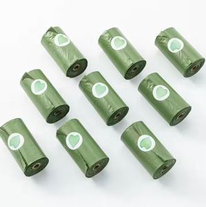 100% bolsa compostable biodegradable para caca de perro Eco Pe, bolsa de arena para mascotas para excrementos mascotas gato perro Pooper - Product Image 2