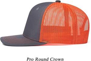 Casquettes en maille de camionneur en daim Offre Spéciale à bord pour hommes femmes réglables en plein air accepter Logo de broderie personnalisé 5 casquettes en maille de panneau - Product Image 5