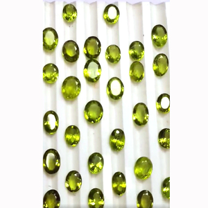 82 piezas de peridoto natural 8mm a 11mm Oval redondo Trillón Faceta 175 Ct Lote Iroc Ventas Crisolito Corte de piedras preciosas sueltas de alta calidad - Product Image 1