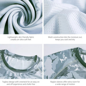 Maillot de pêche personnalisé à manches longues UPF 50 pour hommes à séchage rapide 100% polyester nouveau design sublimé décontracté tricoté décontracté - Product Image 3