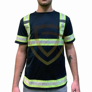 La mejor camiseta reflectante de alta seguridad y transpirable, ropa de manga corta y visibilidad hecha de poliéster, ¡gran valor! - Product Image 4