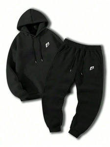 Wholesale Hoodie Jogger Set Custom Logo <b>Sweat</b>-suit OEM Private Label Streetwear Manufacturer for USA B2B Buyers Unisex Tracksuit - Product Image 4