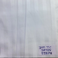 Premium Percale 100% Coton Satin 300TC Tissu Blanc en rouleau pour la confection de Draps de Lit Linge de Lit d'hôtel