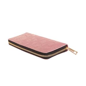 กระเป๋าสตางค์หนังยาวมีซิปพิมพ์ลายดอกไม้สำหรับผู้หญิงดีไซน์หรูหราทำมือ - Product Image 2