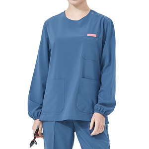 Uniformes Médicos de Enfermería 2025 con Logotipo Personalizado, Antiarrugas, Lavables, de Tela Suave, Uniformes de Hospital, Conjunto de Uniformes Médicos para Mujer - Product Image 4