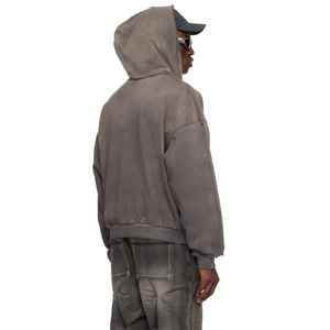 เสื้อฮู้ดระบายอากาศสำหรับผู้ชายผ้าฝ้าย100% มีฮู้ดโอเวอร์ไซส์พิมพ์ลายโลโก้ได้ตามต้องการสำหรับฤดูหนาว - Product Image 5