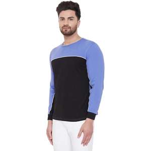 T-shirt à col rond pour homme de luxe, design tendance, avec tissu extensible de qualité supérieure et finition lisse, pour un usage quotidien des hommes, en provenance d'Inde - Product Image 1