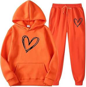 Conjunto de Sudadera con Capucha y Pantalones Deportivos Personalizados con Logotipo Bordado, Conjunto de Dos Piezas para Entrenamiento, Chándal Informal para Hombre - Product Image 5